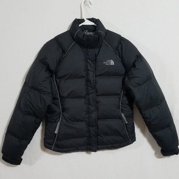 North Face Womens Black Small Down Puffer Jacket Goose Down Winter Ladies Coat S